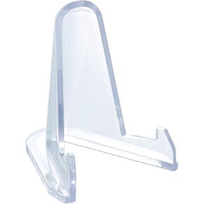 36 PCS Acrylic Display Holder Clear Display Easel Stands for Coins Capsules Phone Medals Stones Cards (Medium) in Saudi Arabia