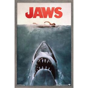 Trends International 24X36 Jaws - One Sheet Wall Poster, 24" x 36", Premium Unframed Version for Bedroom in Kuwait