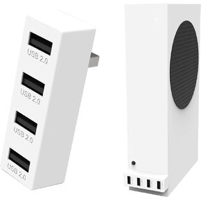 موزع USB 2.0 بـ4 منافذ لجهاز Xbox Series S، محول توسيع موزع USB عالي السرعة متوافق مع وحدة تحكم Xbox Series S in Kuwait