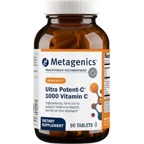 Metagenics Ultra Potent-C Vitamin C 1000mg - Gentle, Buffered Vitamin C Supplement for Immune Support, Designed to Help Prevent Stomach Upset - 90 Count in Saudi Arabia