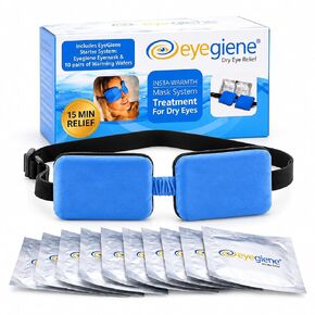 EyeGiene Hot Eye Compress Wafers - 30 Pairs of Therapeutic Wafers Refill - Water Free, No Microwave Warming - Heated Compression for Dry Eyes, Styes, Blepharitis, and More in Saudi Arabia