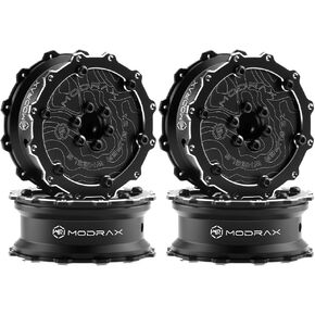 1.8" Beadlock Wheel for 1/18 1/24 RC Crawler, BK in Kuwait
