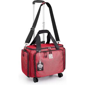 Rolling Sewing Machine Bag with Universal wheels,Sewing Machine Carrying Case with YKK zipers, Compatible most Standard Brother, Singer, Bernina, Sewing Machines (lilac) in Kuwait