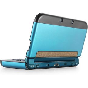 جراب TNP New 3DS XL (أزرق داكن) - جراب واقٍ من البلاستيك + الألمونيوم بغطاء صلب سهل التركيب لهاتف New Nintendo 3DS LL XL 2015 in Kuwait