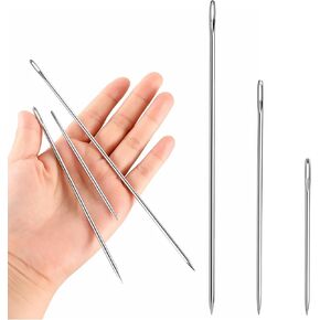 4" 6" 8" Extra Giant Upholstery Needle 0.3cm Thickness Large Eye Needles in Kuwait