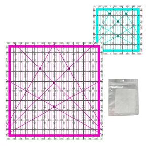 2 Quilting Square Rulers(5", 10"),Quilting Templates Sewing Rulers in Kuwait