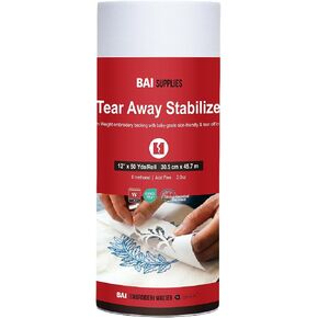 BAI Tear Away Stabilizer for Embroidery 2.0oz, 9"x9" 100 Sheets in Kuwait