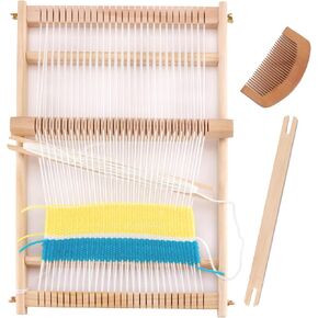 Wooden Weaving Loom Kit for Kids and Adults, Tapestry Loom 15.2x9.85 in in Kuwait
