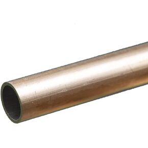 K & S K&S 83062 Round Aluminum Tube, 5/16" OD x 0.049" Wall x 12" Long, 1 Piece, Made in The USA in Kuwait