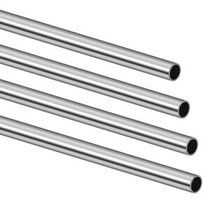 Eoiips 3/8" OD 304 Stainless Steel Tube, Thickened 304 Stainless Steel Seamless Tubing Round Metal Pipe, 13.7" Length Industrial Metal Straight Tube, 2Pcs in Saudi Arabia