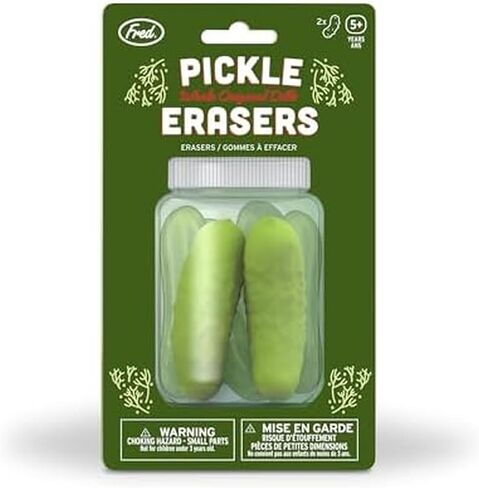 Genuine Fred Pickle Erasers, Set of 2 in Kuwait