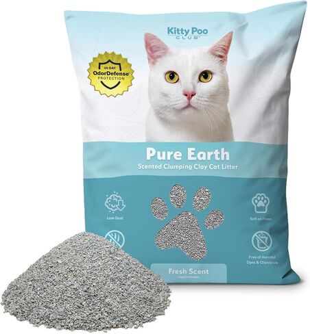 Kitty Poo Club Corn & Wheat Cat Litter, 8 lbs, Unscented Clumping in Kuwait