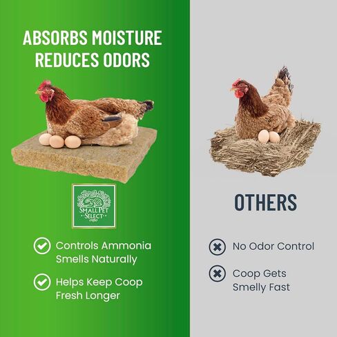 Small Pet Select Hemp Nesting Pads, Chicken Coop & Boxes, 10-Pack in Kuwait