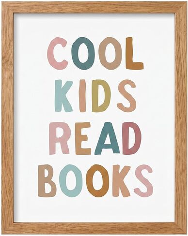 كتب قراءة رائعة للأطفال، فن حائط غرفة اللعب، طباعة فنية للفصل الدراسي، هدية لمحبي الكتب، ديكور حائط للأطفال، ديكور زاوية القراءة، علامة اقتباس للقراءة، طباعة غرفة الأطفال، 8 × 10 بوصة - غير مؤطرة in Kuwait