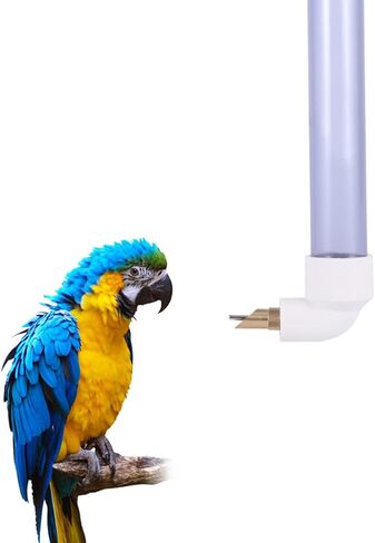 Parrot Automatic Water Dispenser Plastic Bottle for Cage Birds Small Size in Kuwait