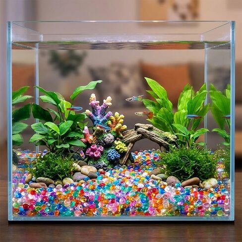15 Packs 15 Colors 7mm Acrylic Fishbowl Slime Beads,2800 Pcs, Non-Expanding in Saudi Arabia