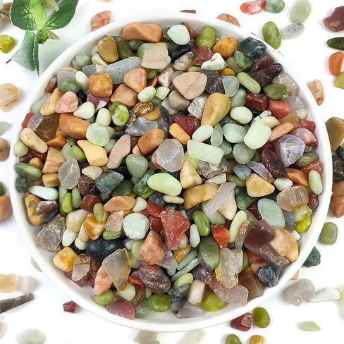 YISZM 2LB Succulent and Cactus Colorful Pebbles, 3/8 Inch Stones in Kuwait