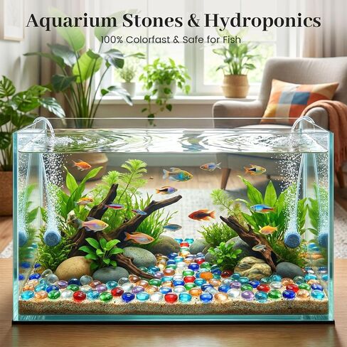 FUTUREPLUSX 80PCS Mini Flat Glass Marbles, Vase Fillers Beads 0.5 Inch in Kuwait