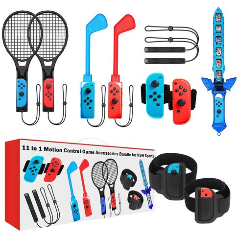 Baseball Bat Handle Grip, CODOGOY Baseball Stick Game Accessories Compatible with Nintendo Switch OLED/ Nintendo Switch, Small Handle Somatosensory Baseball Grip NS Left & Right Handle（2PCS） in Saudi Arabia