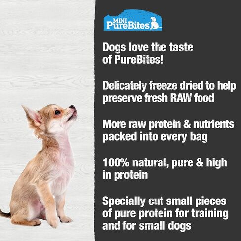 PureBites Mini Lamb Single Ingredient Freeze Dried Dog Treats, 2.4 oz in Saudi Arabia