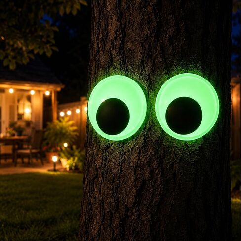 4 Pack Glow in The Dark Giant Googly Eyes, 7 Inch Large Googly Eyes, Jumbo Big Googly Eyes for Halloween Decorations, Luminous Wiggle Eyes for DIY Crafts in Saudi Arabia