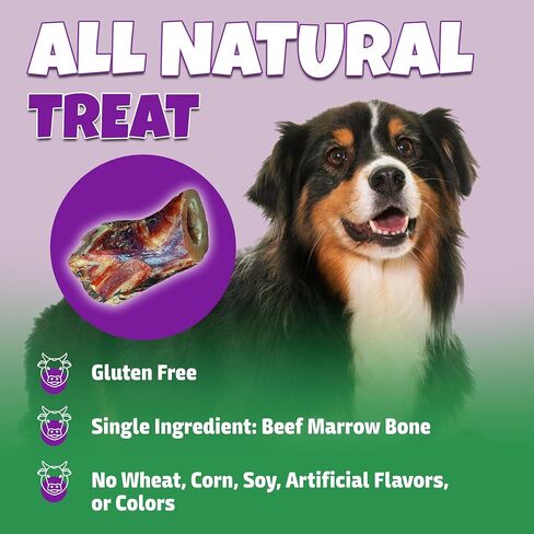 Marrow Bones for Dogs, Beef Filled Dog Bones, 3-6 Inch 6-Pk in Kuwait