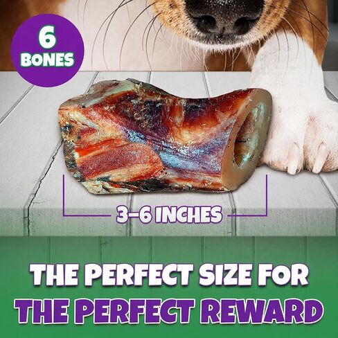 Marrow Bones for Dogs, Beef Filled Dog Bones, 3-6 Inch 6-Pk in Kuwait