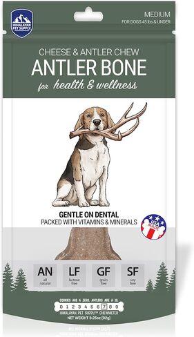 Himalayan Dog Chew, Antler & Cheese Dog Bone, 1 Bone for Health & Wellness in Kuwait