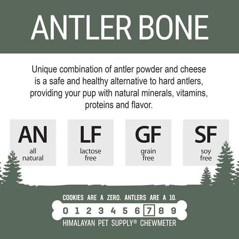 Himalayan Dog Chew, Antler & Cheese Dog Bone, 1 Bone for Health & Wellness in Kuwait