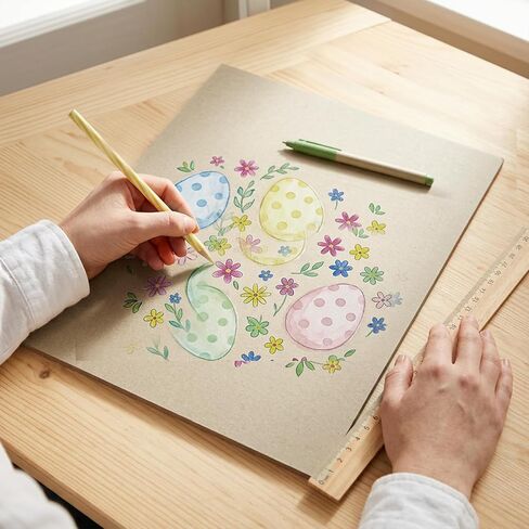 MySHUCE Book Board 25 Sheets 12.5x10 Inch 2 mm 80 PT Chipboard Sheets in Saudi Arabia