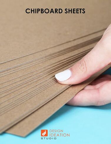 Medium Weight Chipboard Sheets. STUDIO 12 Brand. (5.5" x 8.5") .030" Thickness. (25 Sheets) in Saudi Arabia
