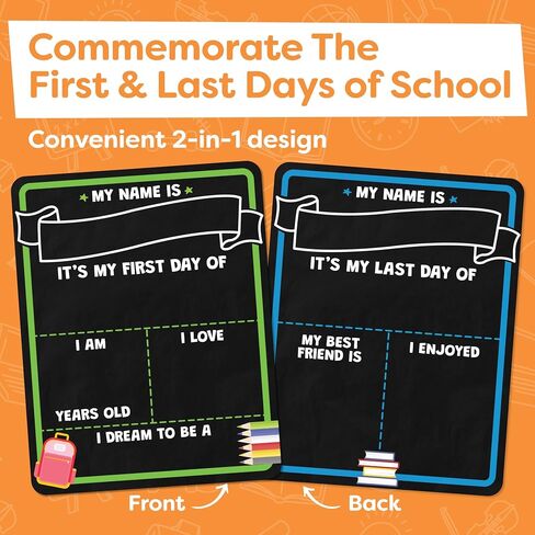 First Day of School Chalkboard & Tracing Book for Kids 3-5 in Saudi Arabia