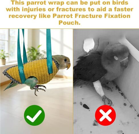Ultra-Soft Bird Diaper Flight Suit for Small Medium Parrots, Cute Stylish Walking Outfit Anti-Scratch Protective Clothes for Daily Outdoor & Nail Trimming, Ideal Gift for Bird Lovers S in Saudi Arabia