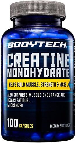 BodyTech 100 Pure Creatine Monohydrate Fruit Punch (16.5 Ounce Powder) in Kuwait
