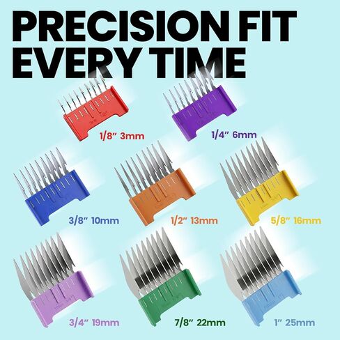 Professional Animal 5-in-1 Stainless Steel Comb Set Compatible with Wahl in Kuwait