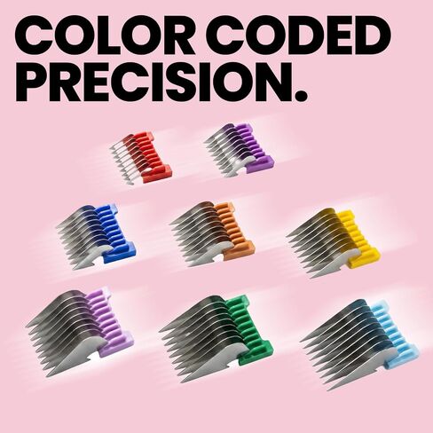 Professional Animal 5-in-1 Stainless Steel Comb Set Compatible with Wahl in Kuwait
