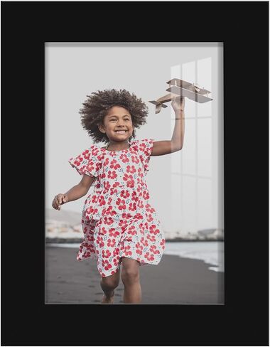 Renditions Gallery 8x10 inch Picture Frame High-end Modern Style, Made of Solid Wood and High Definition Glass Ready for Wall and Tabletop Photo Display, Blue Frame in Kuwait