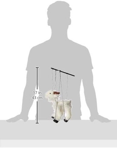 Sunny Toys 16" Baby White Goat Marionette in Kuwait