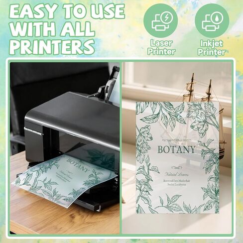 Oungy Vellum Paper, 300 Pcs, 8 X 11 Inch, 93 GSM Vellum Paper Printable in Saudi Arabia