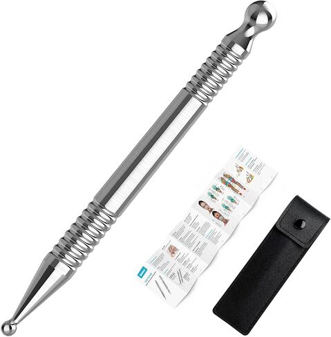 melonsun Acupuncture Pen, Stainless Steel Deep Tissue Massage Tool- Manual Acupuncture Massage Pen for Full Body Meridian Pain Relief in Kuwait