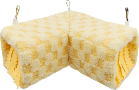 Plush Warm Hideout Tunnel Bed for Hamster, Guinea Pig, Pet Rat (Green) in Saudi Arabia