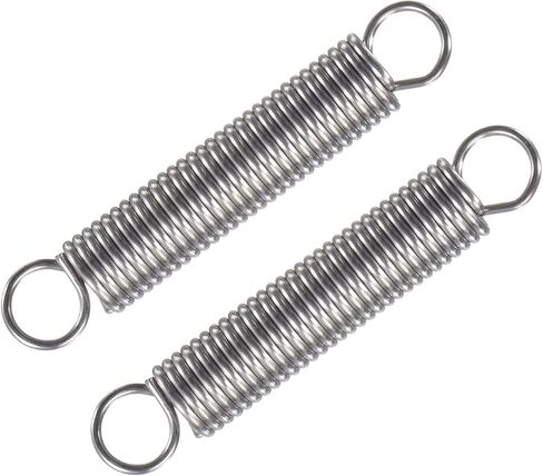 Extension Spring (1.5x15x80mm/0.06"x0.6"x3.15") 2Pcs, Stainless Steel Tension Spring Wire - for Home Repair Construction Machinery in Kuwait