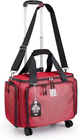 Rolling Sewing Machine Bag with Universal wheels,Sewing Machine Carrying Case with YKK zipers, Compatible most Standard Brother, Singer, Bernina, Sewing Machines (lilac) in Kuwait