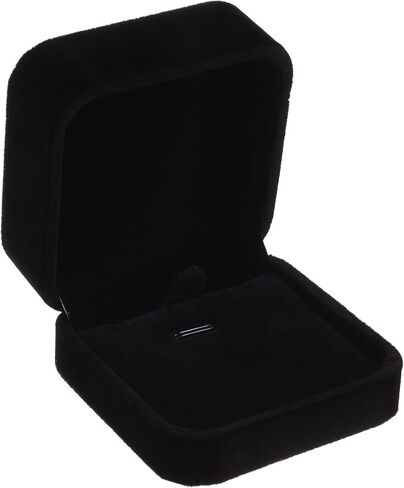 Cosmos Velvet Necklace Pendant Gift Box Jewelry Box (Black Color) in Kuwait