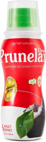 Prunelax/ Ciruelax Natural Laxative Regular for Occasional Constipation, Jam, Red or White Case, 10.6 Oz in Saudi Arabia