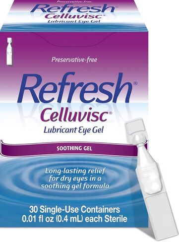 Refresh Celluvisc Lubricant Eye Gel Single-use Containers 30 Ea (Pack of 3) in Kuwait