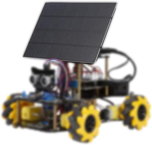 ACEBOTT Smart Car kit Functions STEM Coding for Ages 16+ Solar Energy Expansion Pack(Without Car)-Solar Panel Pack Solar Module Durable Outdoor Solar Charger in Kuwait