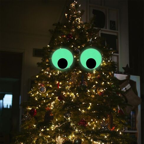 2 Pcs 6 Inch Glow Giant Googly Eyes Self-Adhesive, Giant Halloween Eyes in Saudi Arabia