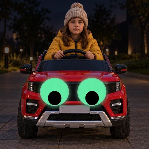 2 Pcs 6 Inch Glow Giant Googly Eyes Self-Adhesive, Giant Halloween Eyes in Saudi Arabia