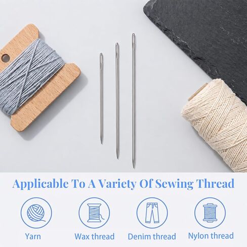 4" 6" 8" Extra Giant Upholstery Needle 0.3cm Thickness Large Eye Needles in Kuwait